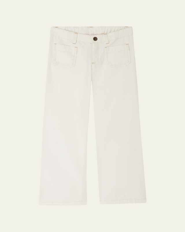 Girl's Junon Denim Pants, Size 4-14